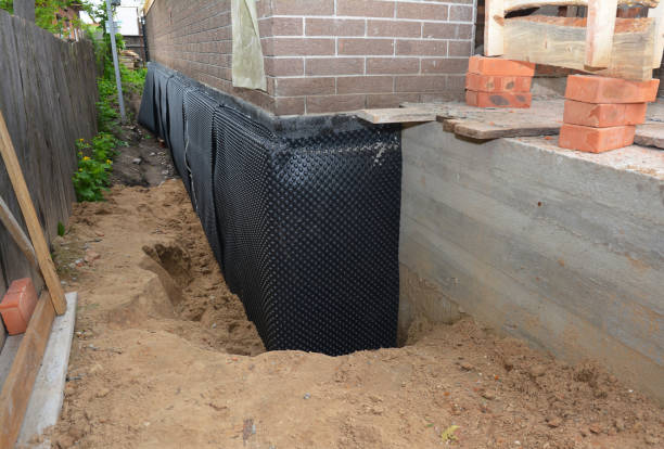 Happy homeowners after waterproofing job in Luna Pier